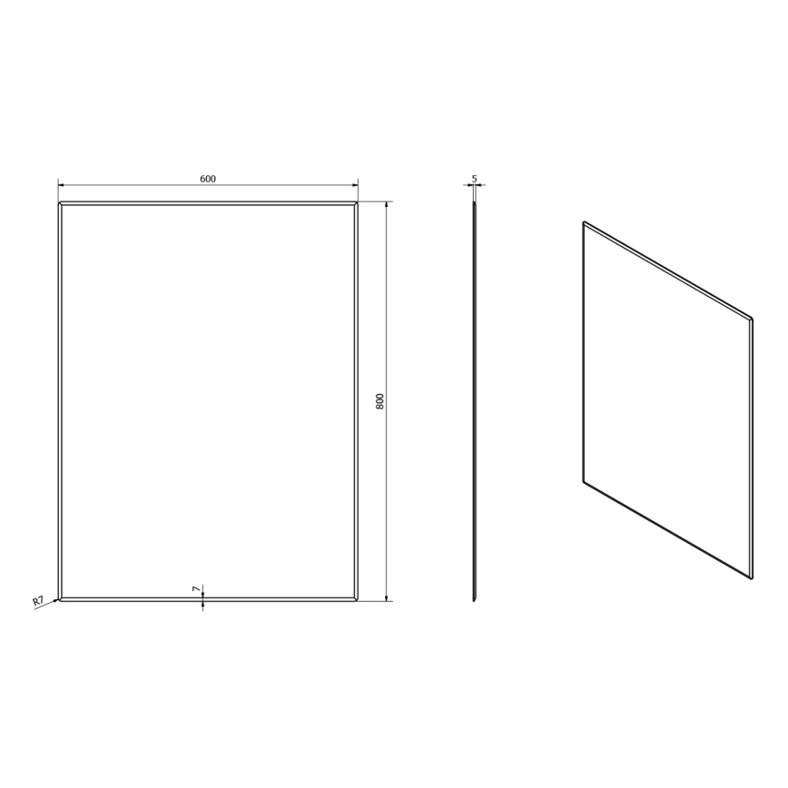 Sapho - ACCORD Mirror 60x80 cm