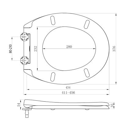 Sapho - ADINA SoftClose Toilet Seat, White