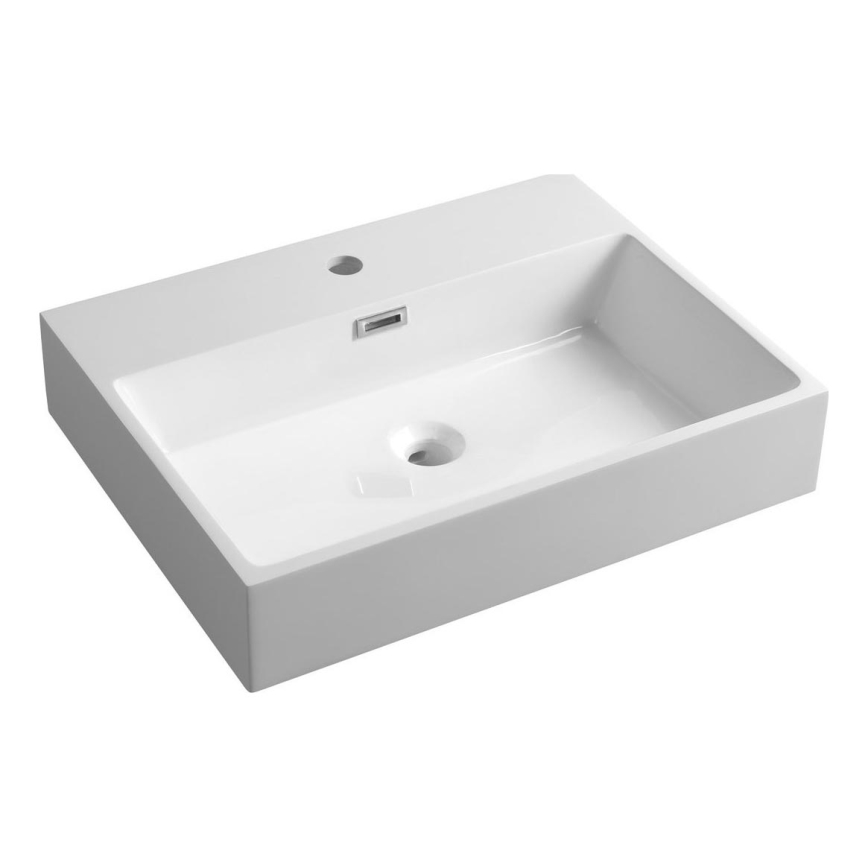 Sapho - AQUATIC wall-hung washbasin 60x46 cm ceramic/white