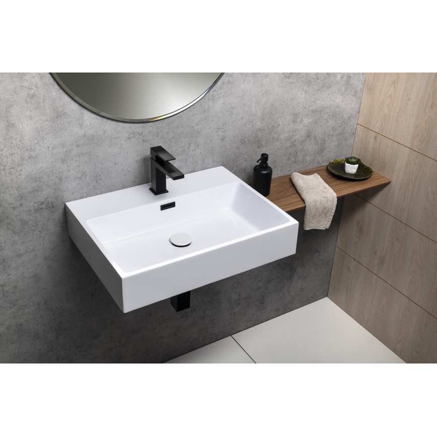 Sapho - AQUATIC wall-hung washbasin 60x46 cm ceramic/white