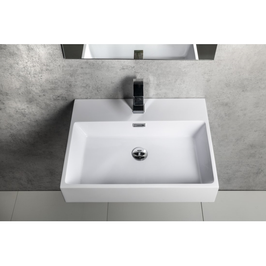 Sapho - AQUATIC wall-hung washbasin 60x46 cm ceramic/white