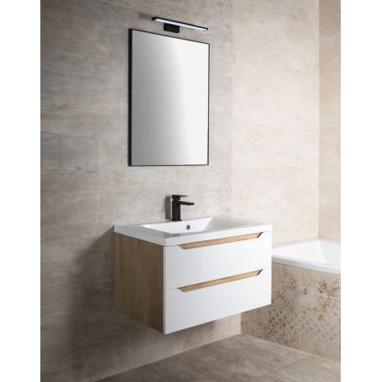 Sapho - AROWANA Framed Mirror 60x80 cm, Matte Black