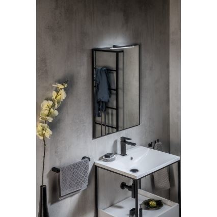 Sapho - AROWANA Framed Mirror 60x80 cm, Matte Black