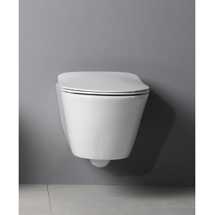 Sapho - AVVA Wall-Hung Toilet, Ceramic/White