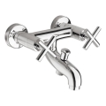 Sapho - AXIA RETRO Bathtub Mixer, Polished Chrome