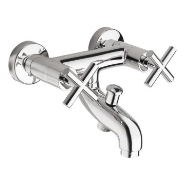 Sapho - AXIA RETRO Bathtub Mixer, Polished Chrome