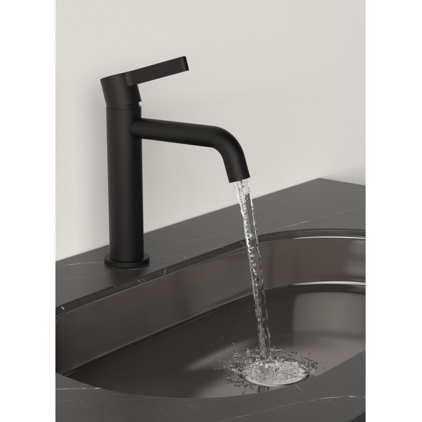 Sapho - Basin tap ICONIC 18,7 cm matte black