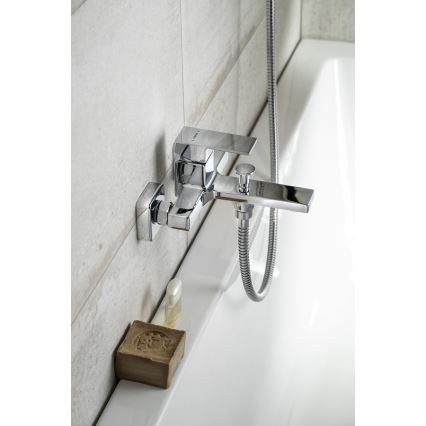 Sapho - Bath tap CUBEMIX shiny chrome