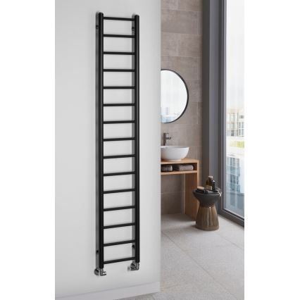 Sapho - Bathroom Radiator DINA 174 x 30 cm Matte Black
