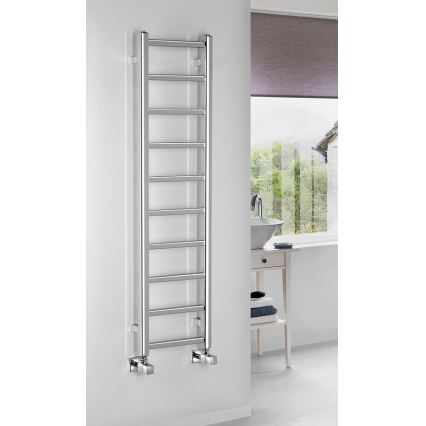 Sapho - Bathroom Radiator METRO LIGHT 211W/230V 30x114 cm Polished Chrome