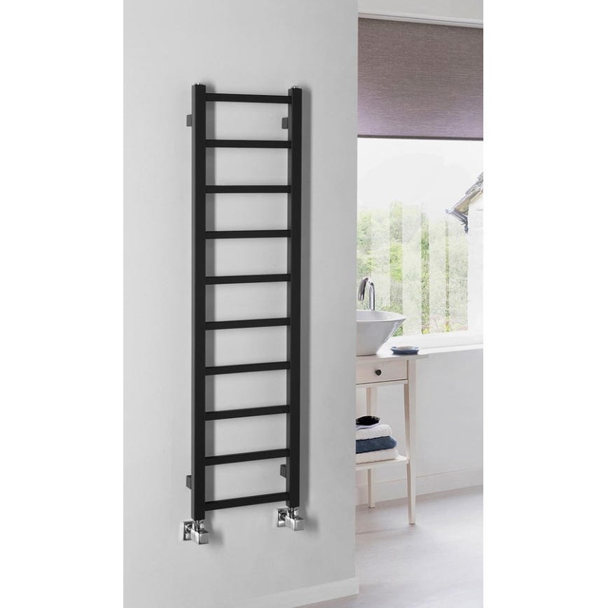 Sapho - Bathroom radiator METRO LIGHT 211W 30x114 cm matte black
