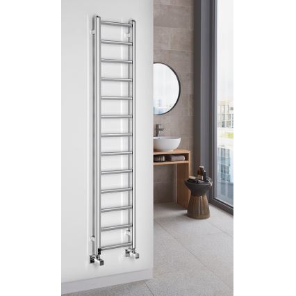 Sapho - Bathroom radiator METRO LIGHT 276W/230V 30x150 cm polished chrome