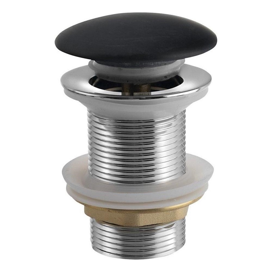 Sapho - BLOK Click-Clack Basin Waste Ø 6.7 cm Marquin/Matte Black