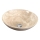 Sapho - BLOK Countertop Basin Ø 40 cm, Beige/Travertine