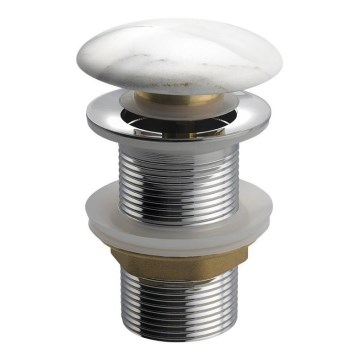 Sapho - Click-Clack Basin Waste DALMA, Ø 6.7 cm, Carrara