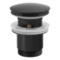Sapho - Click-Clack Basin Waste, Ø 6.7 cm, Matte Black