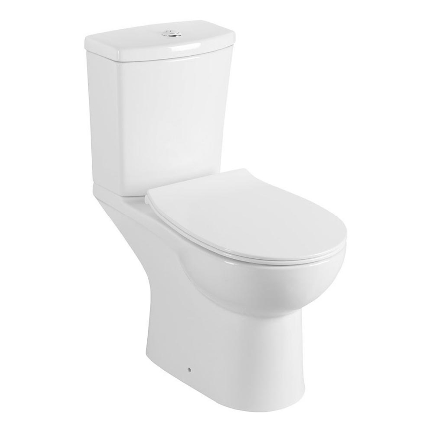 Sapho - Close-coupled toilet, rear outlet, ceramic/white