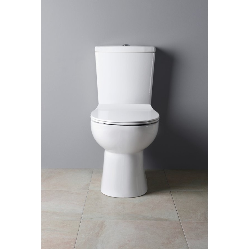 Sapho - Close-coupled toilet, rear outlet, ceramic/white