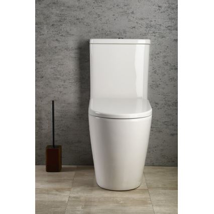 Sapho - close-coupled toilet TURKU bottom/rear outlet ceramic/white