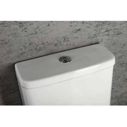 Sapho - close-coupled toilet TURKU bottom/rear outlet ceramic/white