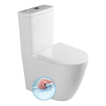 Sapho - Close-coupled WC TURKU bottom/rear outlet ceramic/white