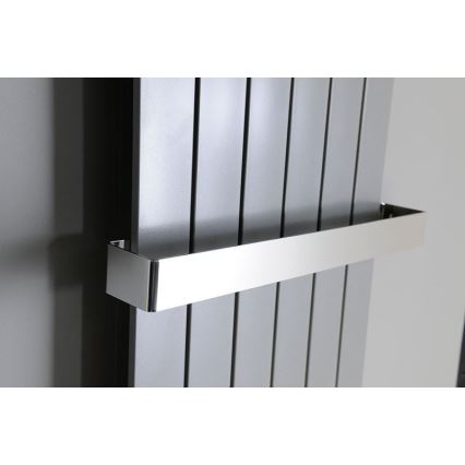 Sapho - COLONNA Wall-mounted Towel Rack 8x34 cm, Polished Stainless Steel