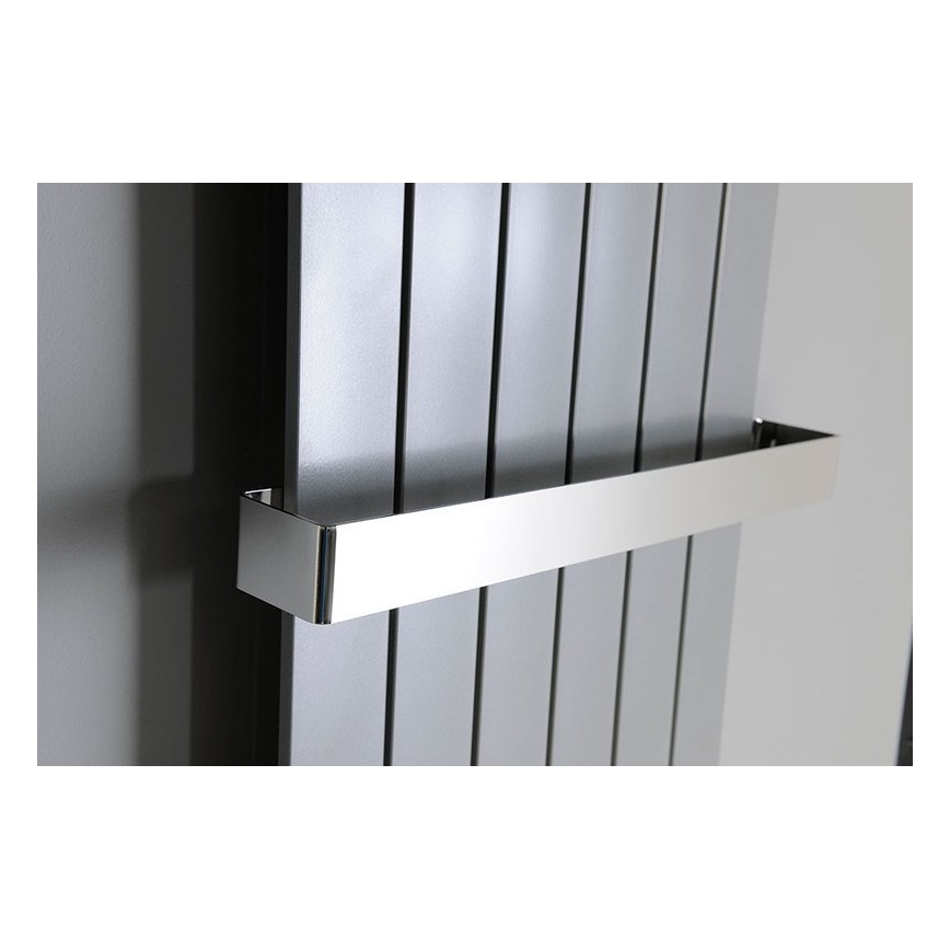 Sapho - COLONNA Wall-mounted Towel Rack 8x34 cm, Polished Stainless Steel