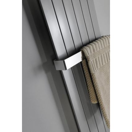 Sapho - COLONNA Wall-mounted Towel Rack 8x34 cm, Polished Stainless Steel