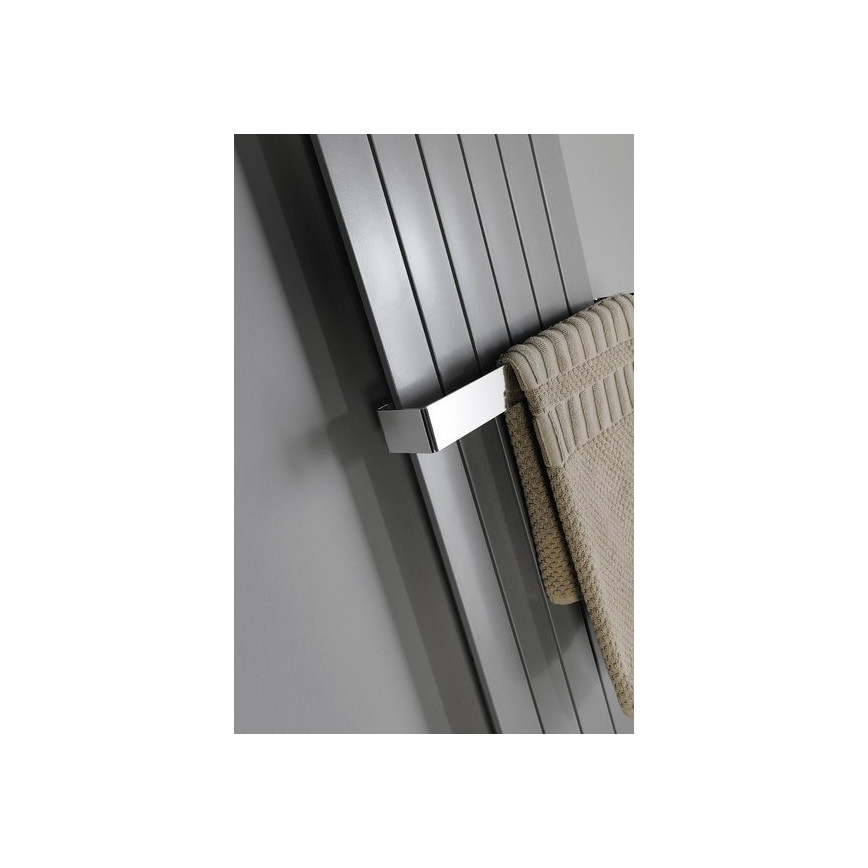 Sapho - COLONNA Wall-mounted Towel Rack 8x34 cm, Polished Stainless Steel