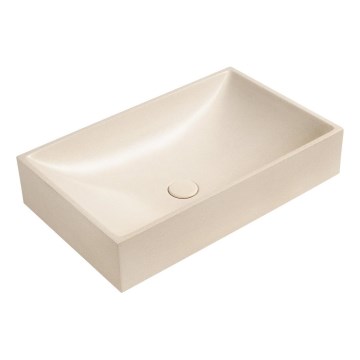 Sapho - Countertop basin 58 x 36 cm, concrete/beige