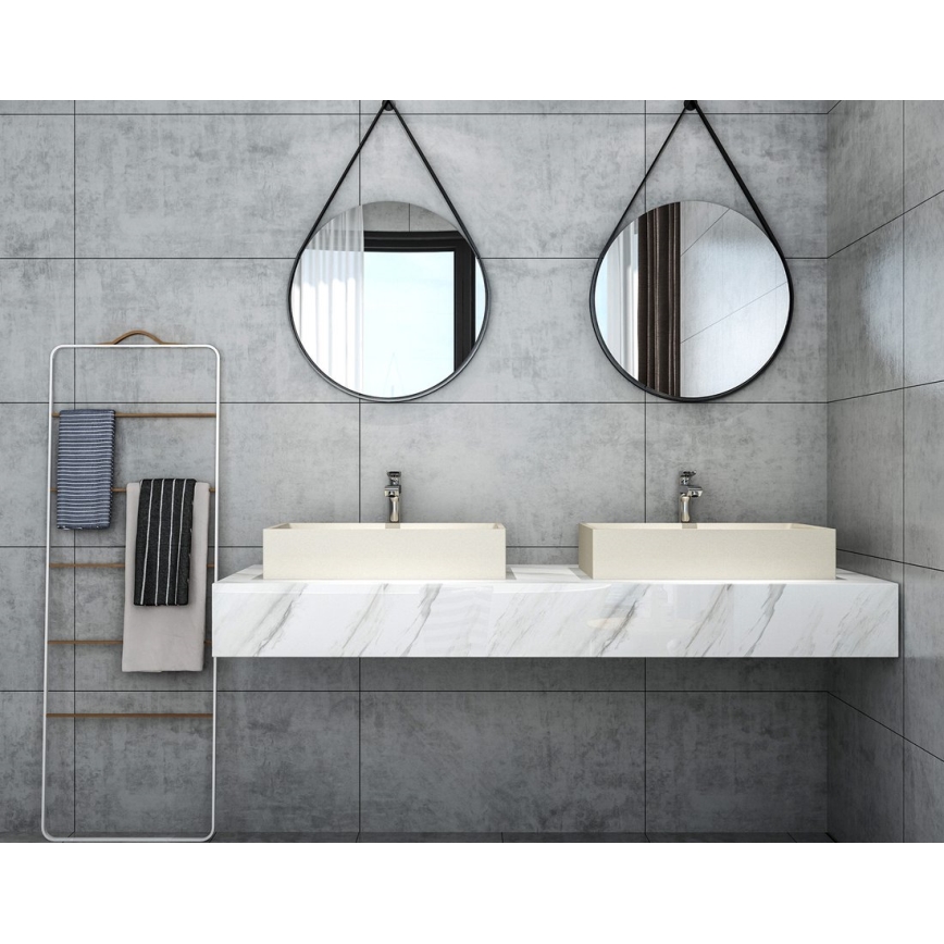 Sapho - Countertop basin 58 x 36 cm, concrete/beige