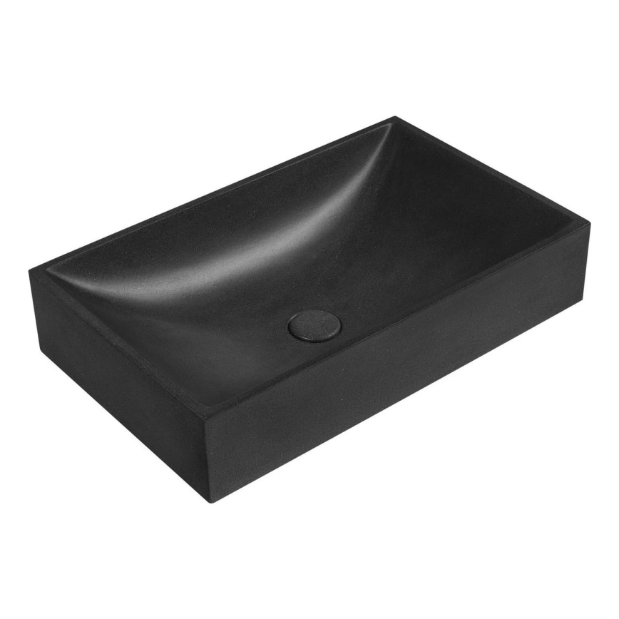 Sapho - Countertop basin 58x36 cm concrete/black