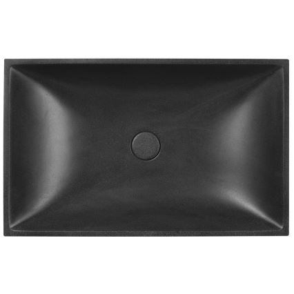 Sapho - Countertop basin 58x36 cm concrete/black