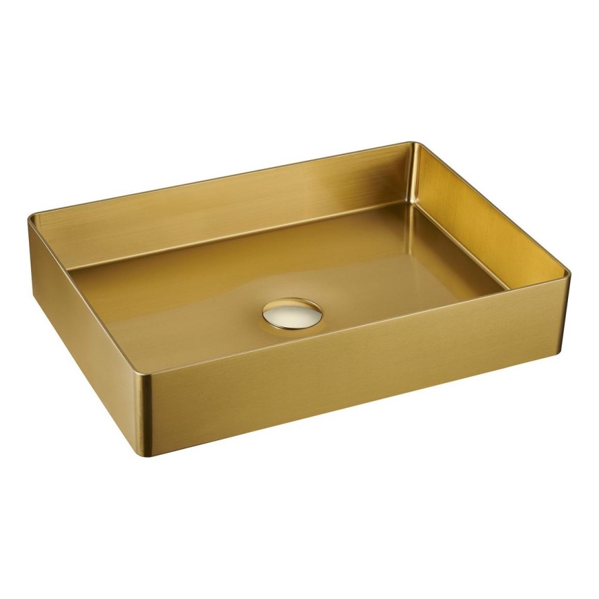 Sapho - Countertop basin AURUM 50x35 cm matte gold