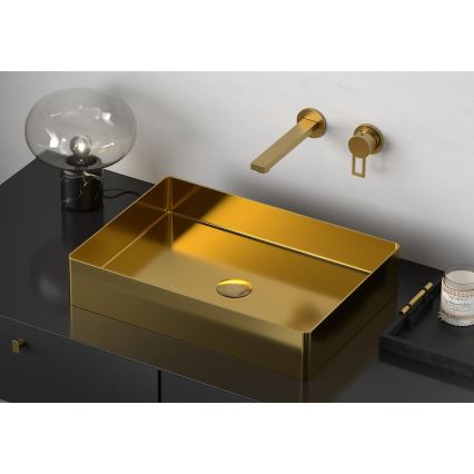 Sapho - Countertop basin AURUM 50x35 cm matte gold