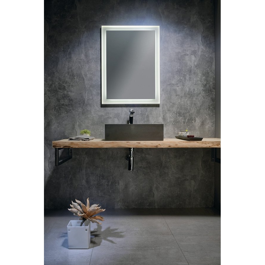 Sapho - Countertop basin FORMIGO 47.5x36.5 cm concrete/black