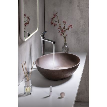 Sapho - Countertop basin FORMIGO 60x40 cm concrete/brown