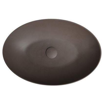 Sapho - Countertop basin FORMIGO 60x40 cm concrete/brown