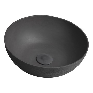Sapho - Countertop basin FORMIGO Ø 39 cm concrete/anthracite