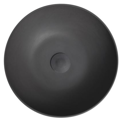 Sapho - Countertop basin FORMIGO Ø 39 cm concrete/anthracite