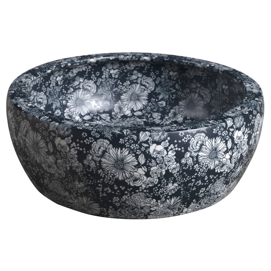 Sapho - Countertop basin PRIORI dia. 41 cm ceramic/blue