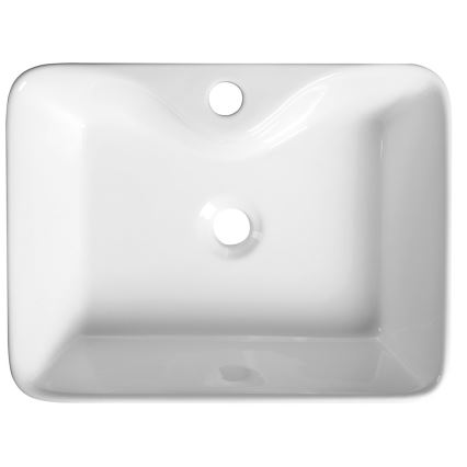 Sapho - Countertop Washbasin BALENA 48 x 37 cm ceramic/white