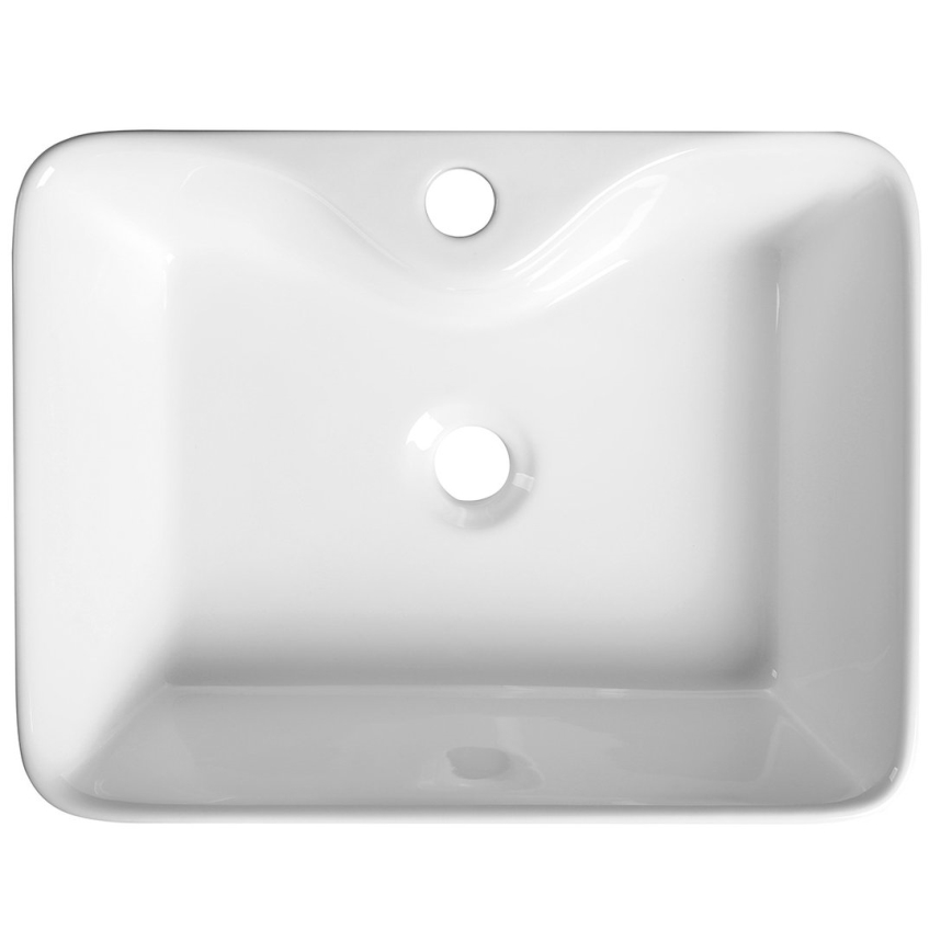Sapho - Countertop Washbasin BALENA 48 x 37 cm ceramic/white
