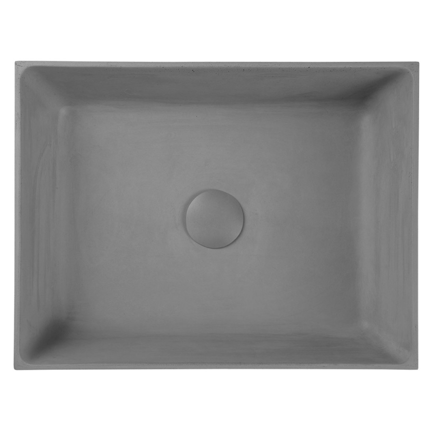 Sapho - Countertop washbasin FORMIGO 47,5x36,5 cm concrete/grey