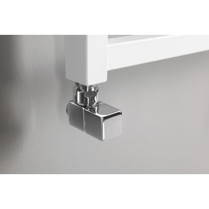 Sapho - CUBE corner valve connection set, 2 pcs, polished chrome