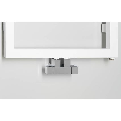 Sapho - CUBE TWIN central valve connection set, polished chrome