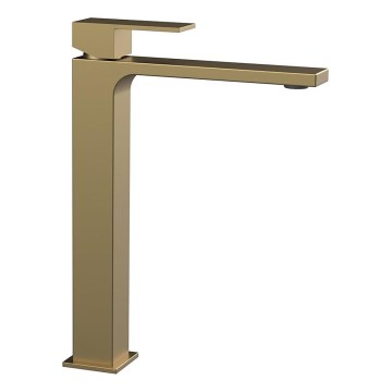 Sapho - CUBEMIX 27.8 cm Basin Mixer, Matte Gold