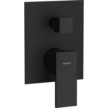 Sapho - CUBEMIX Concealed Shower Mixer, Matte Black