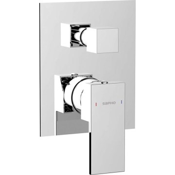 Sapho - CUBEMIX Concealed Shower Mixer, Polished Chrome