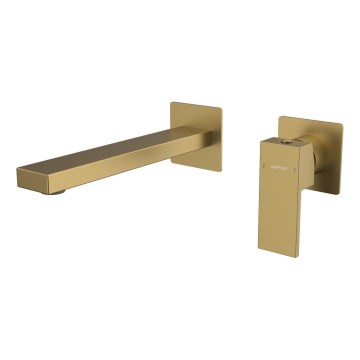 Sapho - CUBEMIX Matte Gold Concealed Basin Mixer